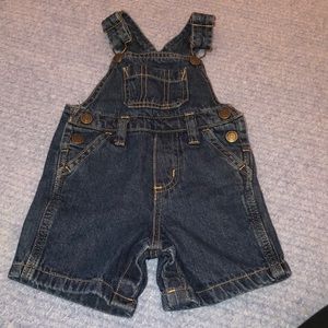 Overall jeans from carters 9 mo.  Worn once. EUC!